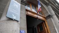 Vue en date du 13 septembre 2013 de l'entrée du 36 quai des Orfèvres à Paris   [Jacques Demarthon / AFP/Archives]
