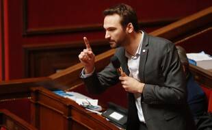 Paris, le 24 février 2020. Député (LFI) Ugo Bernalicis accuse sept personnalités de la justice de parjure